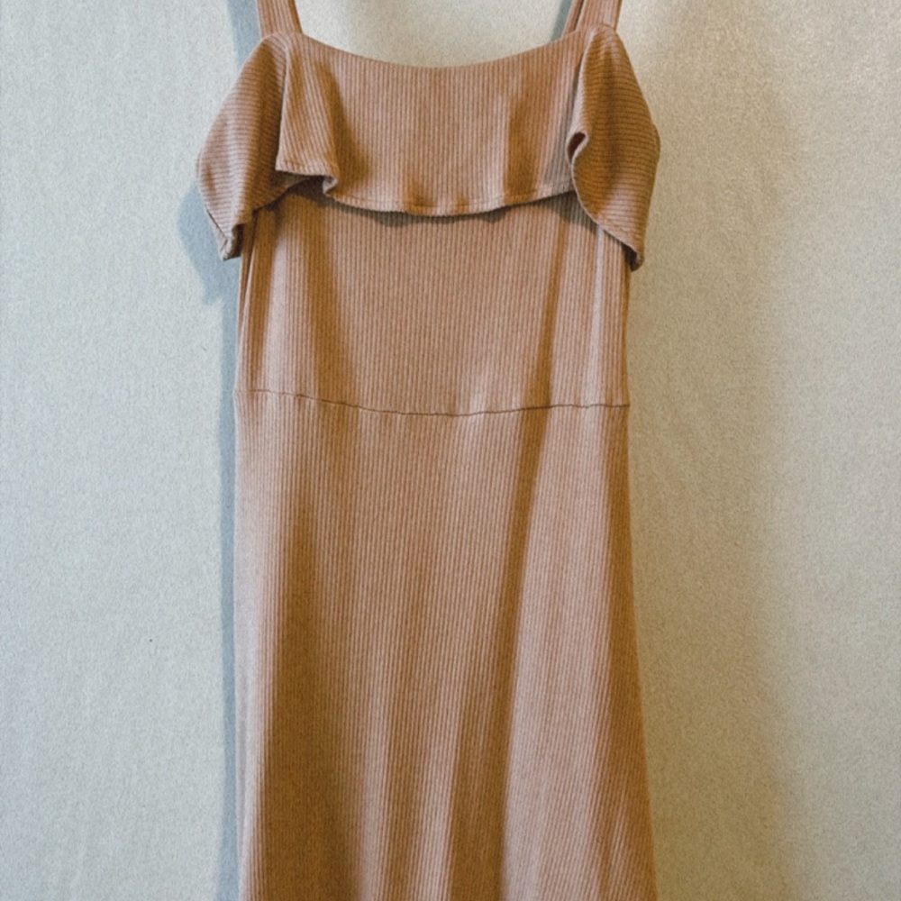 Blush Pink Ruffle Dress